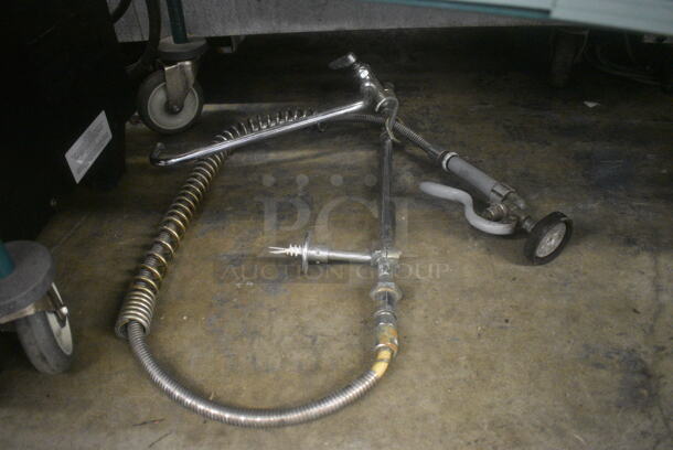 ALL ONE MONEY! Tier and Floor Lot Including Faucet w/ Sprayer, Stock Pots, Drop In Bins and More! - Image 4 of 4