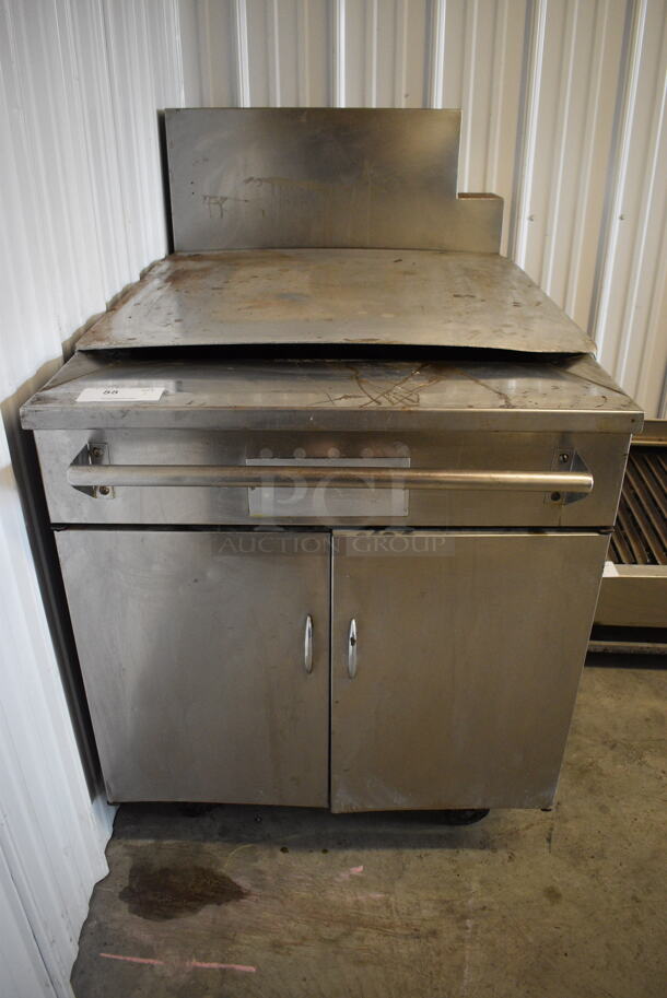 Pitco 24FS Donut Fryer Natural Gas Powered on Commercial Casters. 150,000 BTU