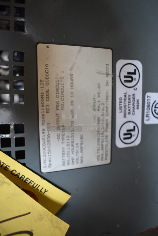 Hobart E-Z Charge Commercial Battery Charger 600M1-12E. 208/240/480 Volt 1 Phase - Image 5 of 6