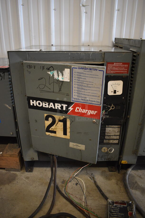 Hobart Charger Commercial Battery Charger 725B1-12R80. 208/240/480 Volt 1 Phase - Image 1 of 8
