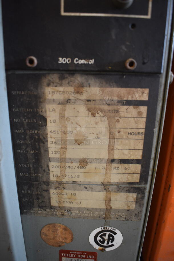 Hobart Accu-Charger Commercial Battery Charger 600C3-18. 208/240/480 Volt 3 Phase - Image 6 of 7