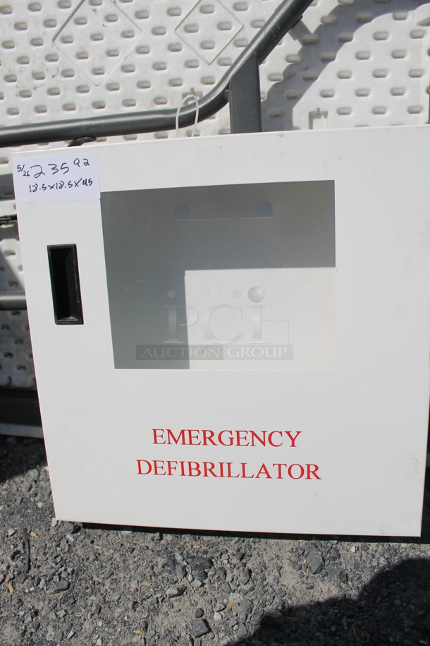 2 AED Wall Mount Enclosures. 2 Times Your Bid!  - Image 2 of 6