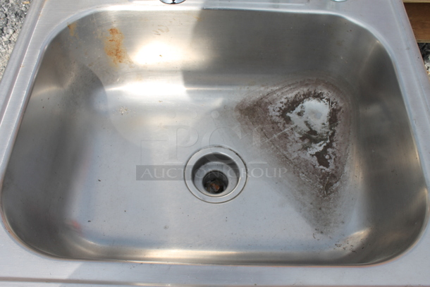 Stainless Steel Drop In Sink w/ Faucet and Sprayer - Image 2 of 4