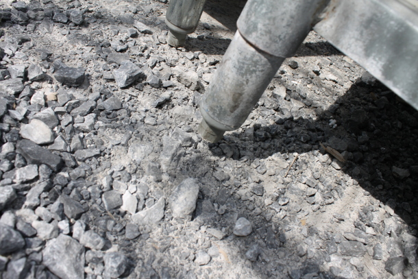 Stainless Steel Table w/ Can Opener Receiver and Undershelf - Image 4 of 4