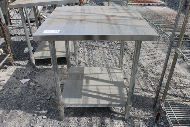 Stainless Steel Table w/ Undershelf - Image 1 of 4