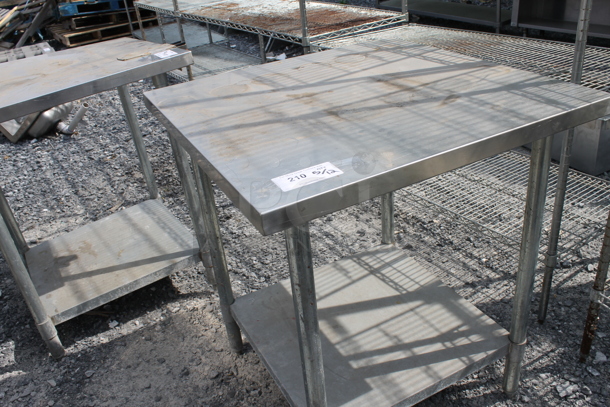 Stainless Steel Table w/ Undershelf - Image 2 of 4