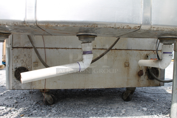 Stainless Steel 3 Bay Sink w/ Left Side Drainboard on Legs. 16x20 Drainboard and 18x18 Bays - Image 5 of 6