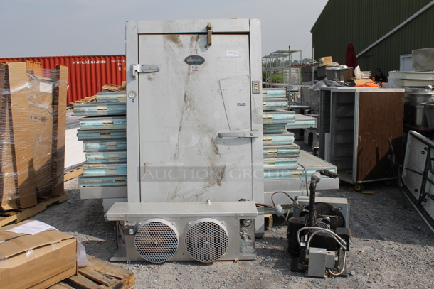 Amerikooler 8'x12' Walk In Cooler w/ Trenton Fan 115 Volt and Copeland Compressor 208/230 Volt 1 Phase - Image 1 of 9