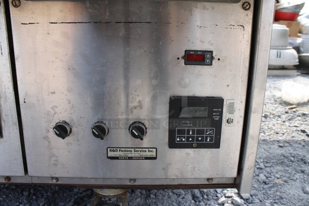 2 Middleby Marshall PS360S-2 Stainless Steel Commercial Gas Powered Floor Style Conveyor Pizza Oven on Commercial Casters. 2 Times Your Bid! - Image 6 of 12