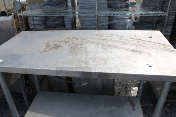 Stainless Steel Table w/ Undershelf - Image 3 of 4