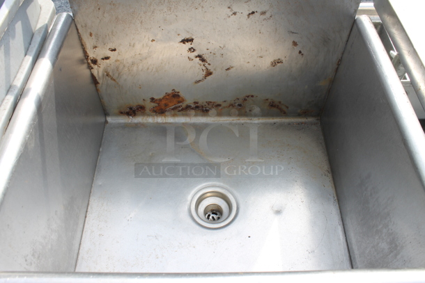 Single Bay Stainless Steel Sink w/ Faucet - Image 2 of 5