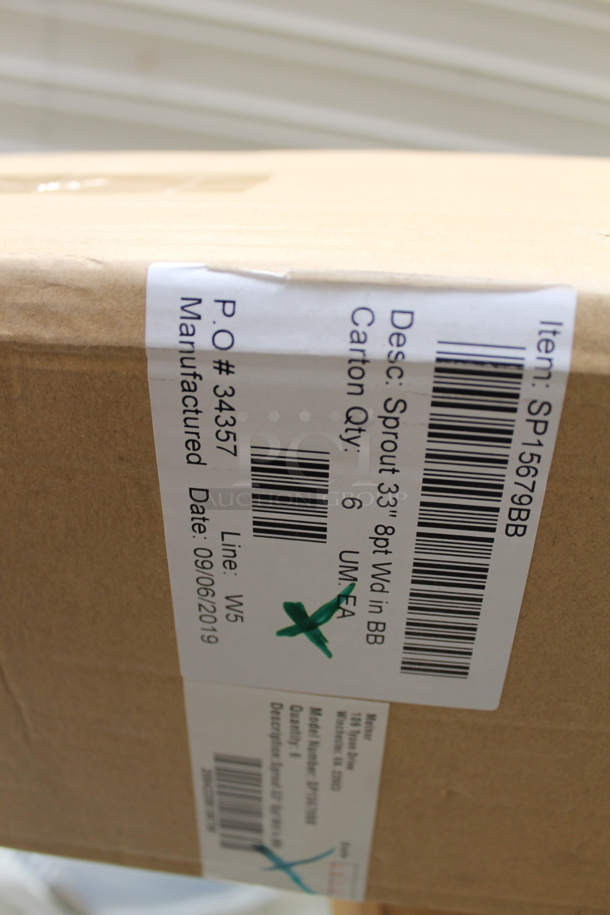 ALL ONE MONEY! Metro Shelf Lot of NEW Product Including Several Cases of Seeds, Soup Warmer, DCBT24-42, Case of Agway Extra Small Gloves, Stainless Steel Rakes, Hose Handles and MORE! Metro Shelf Not Included - Image 9 of 9