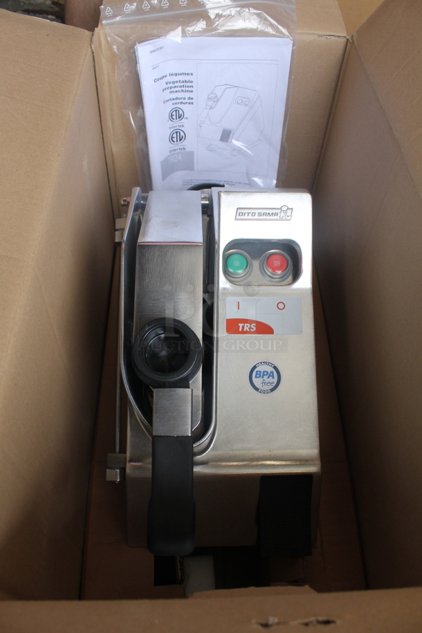 BRAND NEW! Dito Sama TRS TR24DU Countertop Vegetable Slicer. 115 Volt 1 Phase. Tested and Working! - Image 1 of 5