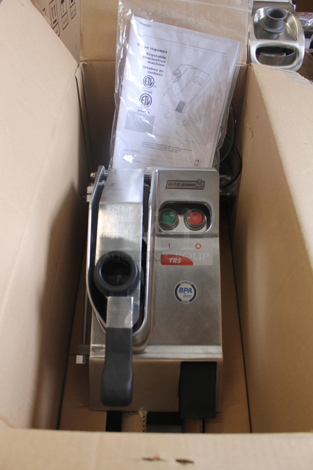 BRAND NEW! Dito Sama TRS TR24DU Countertop Vegetable Slicer. 115 Volt 1 Phase. Tested and Working!