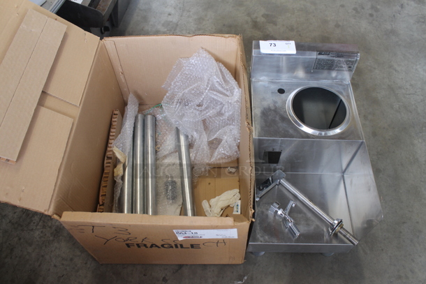 IN ORIGINAL BOX! Eagle MA4-18 12" Modular Liquid Waste Step-Down Add-On for 1800 Series Underbar Units.  - Image 6 of 7