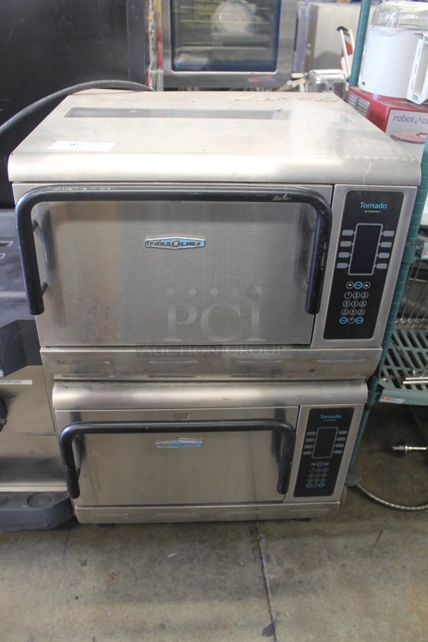 2 Turbochef Tornado NGC Rapid Cook Ovens. One Has Cooking Stone. 208-240 Volts. 2 Times Your Bid!
