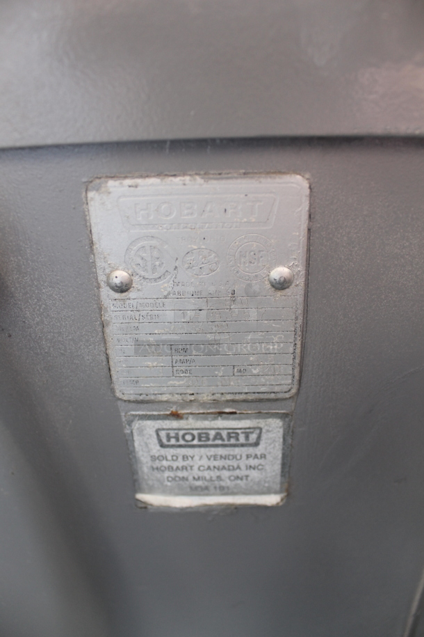 Hobart L800 80 Quart Dough Mixer w/ Bowl Guard 208 Volts 3 Phase - Image 5 of 7
