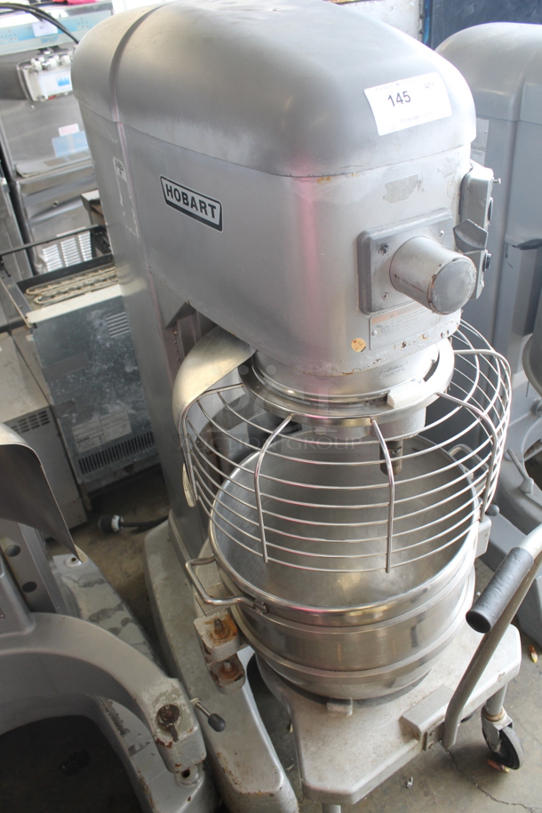Hobart Legacy HL800 80 Quart Dough Mixer w/ Bowl Guard, Stainless Steel Bowl and Bowl Dolly 208-250 Volt 3 Phase - Image 2 of 7