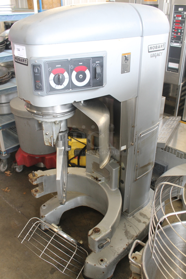 Hobart Legacy HL800 80 Quart Dough Mixer w/ Paddle and Bowl Guard. 200-240 Volt 3 Phase - Image 1 of 6