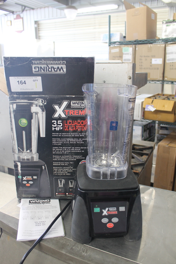 IN ORIGINAL BOX! Waring MX1050XTX Countertop Blender. No Lid. 120 Volt. Tested and Does Not Power On - Image 1 of 3