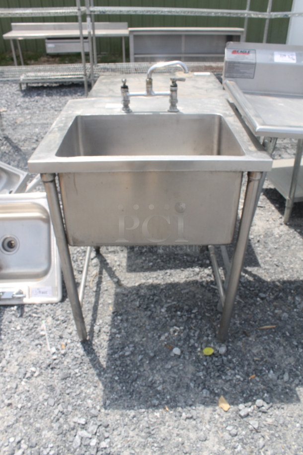 Stainless Steel Sink w/ Faucet - Image 1 of 5