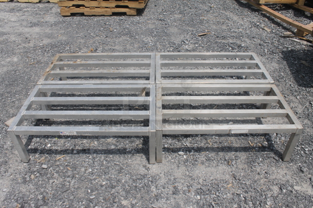 4 Aluminum Dunnage Racks. 4 Times Your Bid! - Image 1 of 3