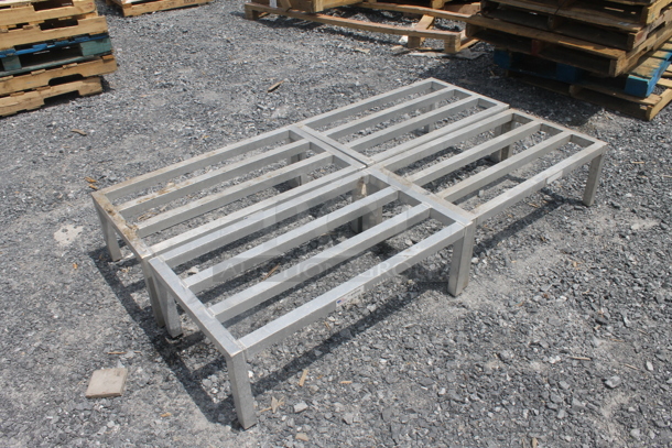 4 Aluminum Dunnage Racks. 4 Times Your Bid! - Image 2 of 3
