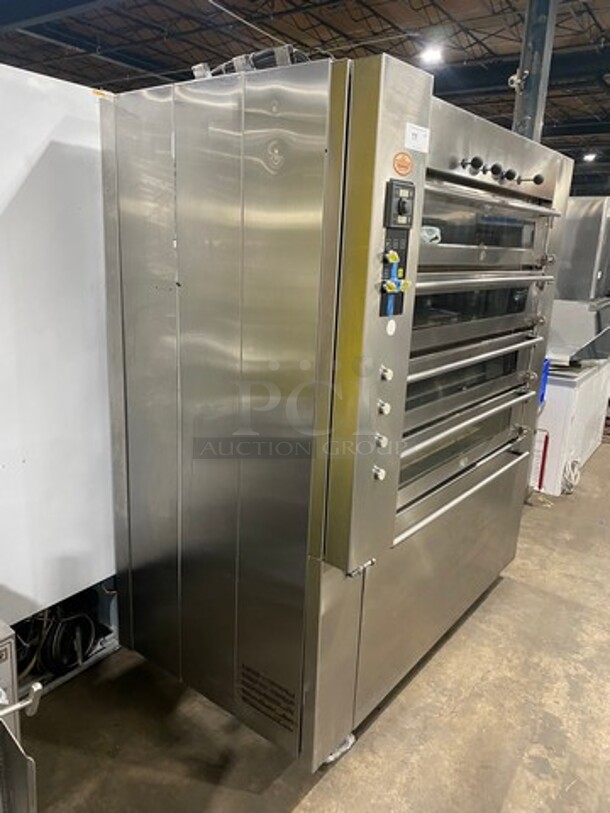 AMAZING! All Stainless Steel Commercial Natural Gas Powered 4 Deck Baking Oven!
 - Image 2 of 10