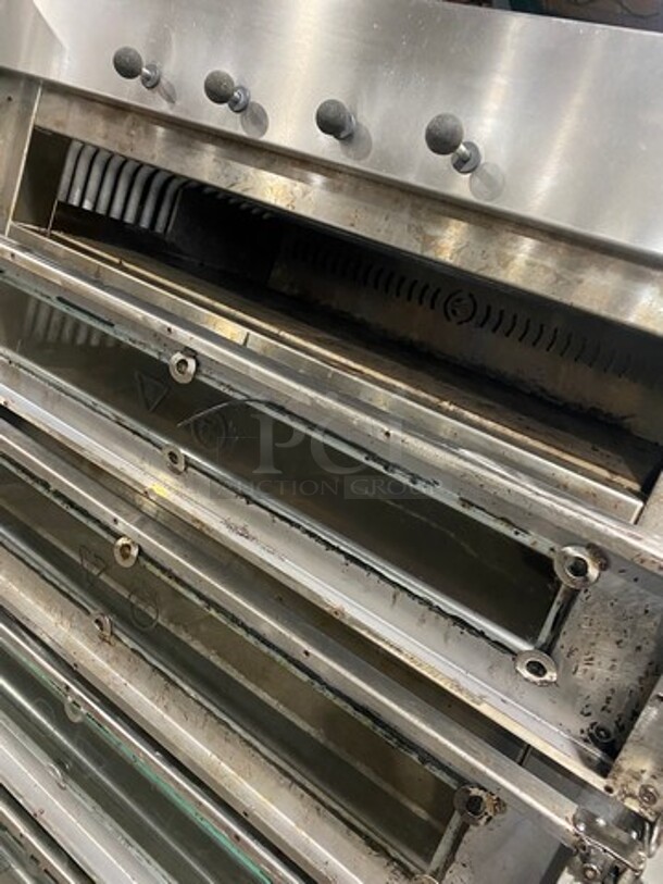AMAZING! All Stainless Steel Commercial Natural Gas Powered 4 Deck Baking Oven!
 - Image 5 of 10