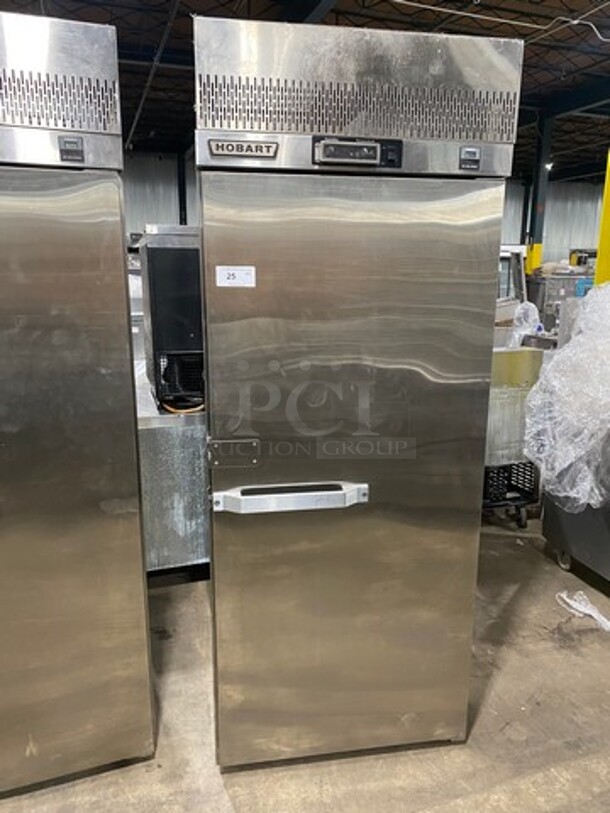 WOW! NEW! NEVER USED! Hobart Commercial Electric Powered Single Door Roll In Rack Proofer/ Warmer Holder/ Hot Food Storage! Solid Stainless Steel! Model: QESADHL SN: 321068378 120/208V 60HZ 1 Phase - Image 1 of 9