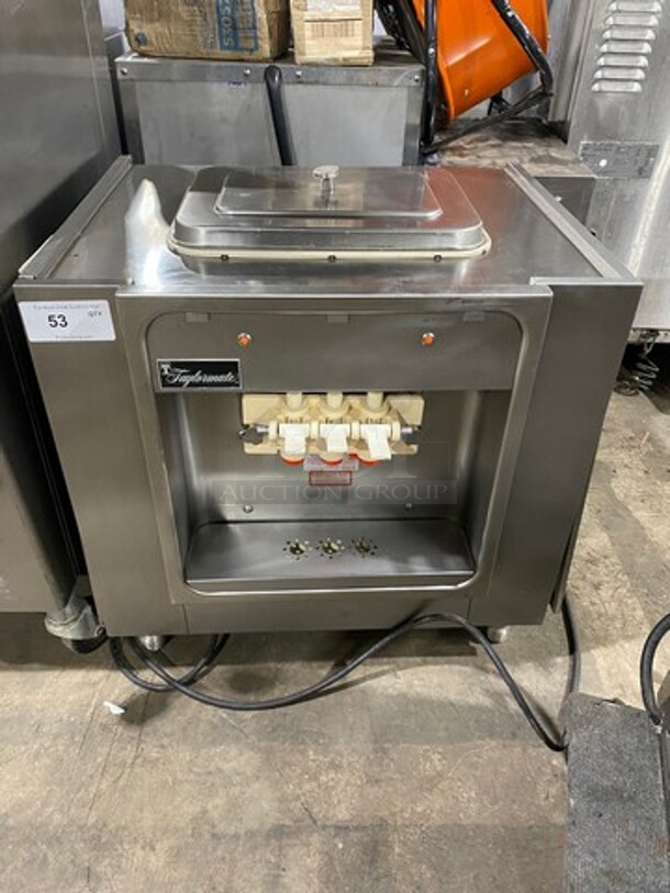 Taylormate Commercial Soft Serve AIR COOLED Ice Cream Machine! All Stainless Steel! On Legs!