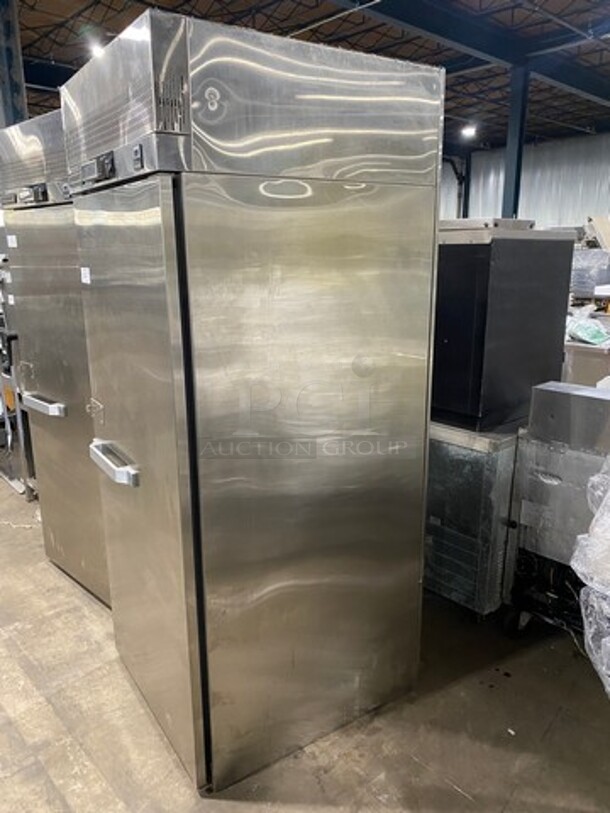 WOW! NEW! NEVER USED! Hobart Commercial Electric Powered Single Door Roll In Rack Proofer/ Warmer Holder/ Hot Food Storage! Solid Stainless Steel! Model: QESADHL SN: 321068378 120/208V 60HZ 1 Phase - Image 2 of 9