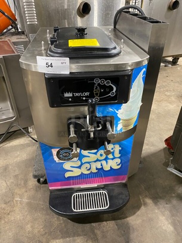 NICE! Taylor Crown Commercial Single Flavor Soft Serve Ice Cream Machine! All Stainless Steel! Model: C70933 SN: K8123747 208/230V 60HZ 3 Phase - Image 1 of 9
