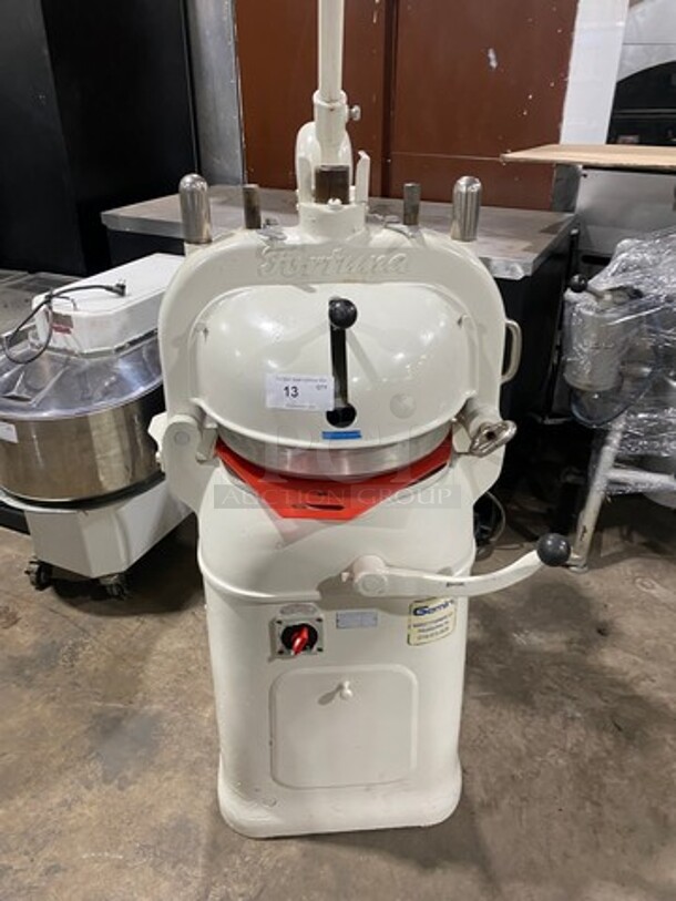 Sweet! Fortuna Commercial Floor Style Semi-Automatic Dough Divider! With Rounding Plate! Model: FORTUNA SN: 43622233 220V! Working When Removed! - Image 1 of 9