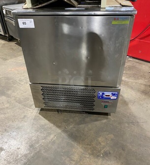 Frigo Electrica Commercial Single Door Under The Counter Blast Chiller! All Stainless Steel! Model: AT05ISO SN: 20122036 230V 60HZ 1 Phase