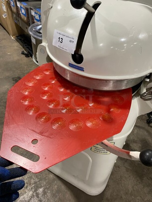 Sweet! Fortuna Commercial Floor Style Semi-Automatic Dough Divider! With Rounding Plate! Model: FORTUNA SN: 43622233 220V! Working When Removed! - Image 5 of 9