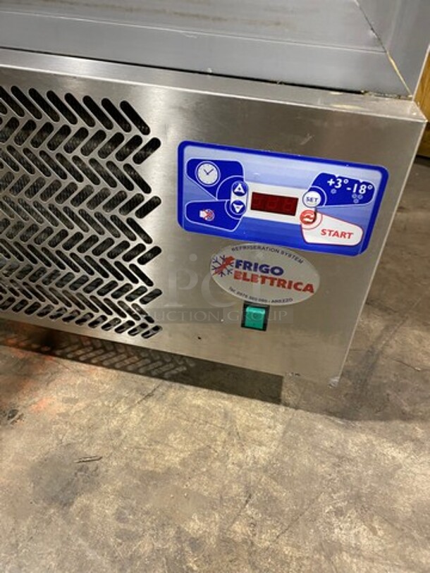 Frigo Electrica Commercial Single Door Under The Counter Blast Chiller! All Stainless Steel! Model: AT05ISO SN: 20122036 230V 60HZ 1 Phase - Image 6 of 8