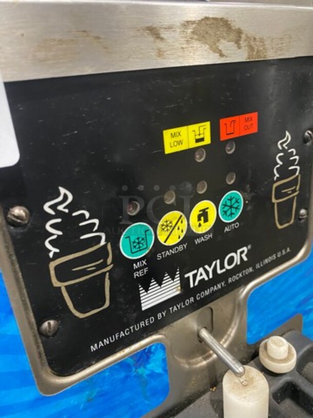 Taylor Crown Commercial Single Flavor Ice Cream Machine! All Stainless Steel! Model: C70733 SN: K8085397 208/230V 60HZ 3 Phase - Image 8 of 10