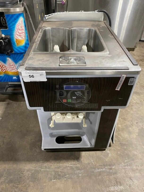 Carpigiani Commercial Countertop Water Cooled 2 Flavor With Twist Soft Serve Ice Cream Machine! Stainless Steel Body! Model: 193SP/USAG SN: IC89184 208/230V 60HZ 1 Phase