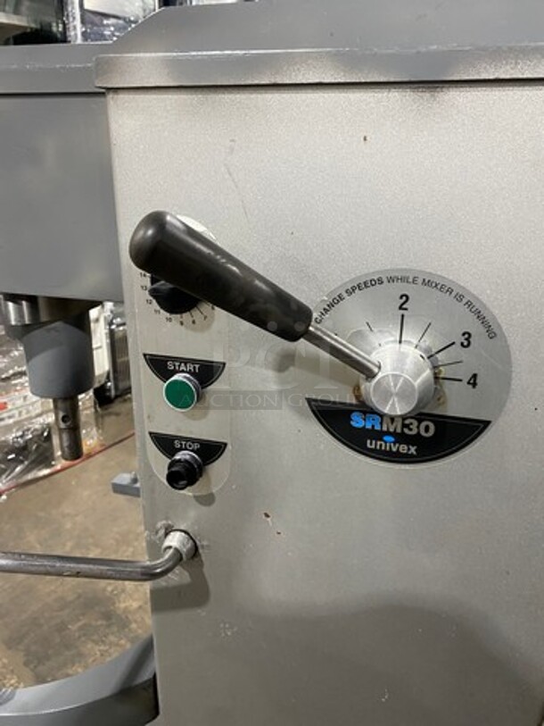 Univex Commercial Planetary Mixer! Model: SRM30 - Image 6 of 10