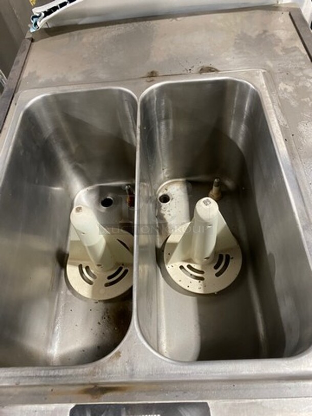 Carpigiani Commercial Countertop Water Cooled 2 Flavor With Twist Soft Serve Ice Cream Machine! Stainless Steel Body! Model: 193SP/USAG SN: IC89184 208/230V 60HZ 1 Phase - Image 5 of 10