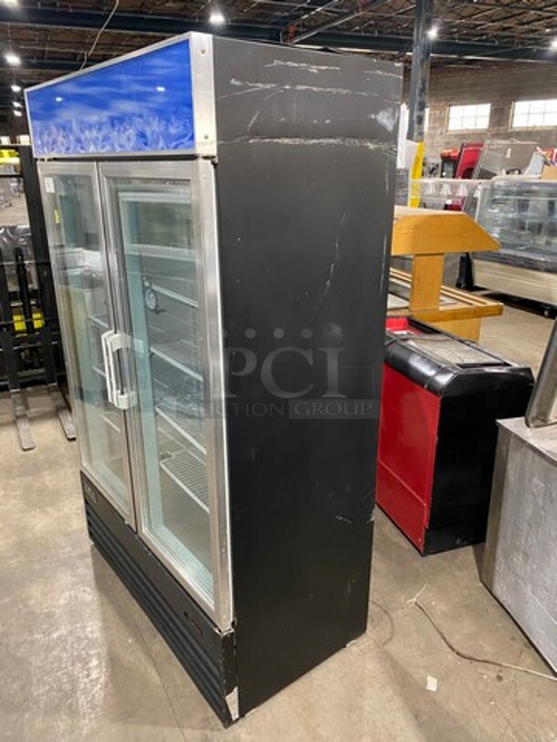 Spartan Commercial 2 Door Reach In Freezer Merchandiser! With View Through Doors! Poly Coated Racks! Model: SGF49 115V - Image 2 of 9