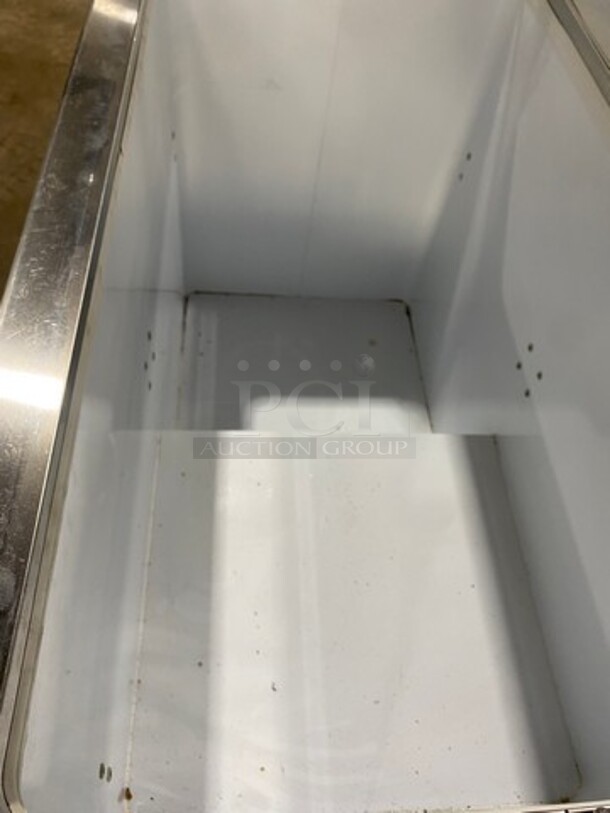 Kelvinator Commercial Refrigerated Ice Cream Dipping Cabinet/ Display Case Merchandiser! With Slanted Front Glass! With Rear Access Doors! - Image 6 of 8