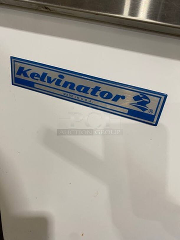 Kelvinator Commercial Refrigerated Ice Cream Dipping Cabinet/ Display Case Merchandiser! With Slanted Front Glass! With Rear Access Doors! - Image 7 of 8