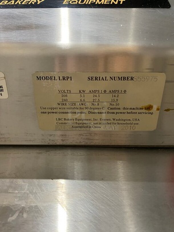 NICE! LBC Commercial Electric Powered Single Door Roll In Rack Proofer/ Warmer Holder/ Hot Food Storage! Solid Stainless Steel! WORKING WHEN REMOVED! Model: LRP1 SN: S55975 208/240V 60HZ 1/3 Phase - Image 7 of 9