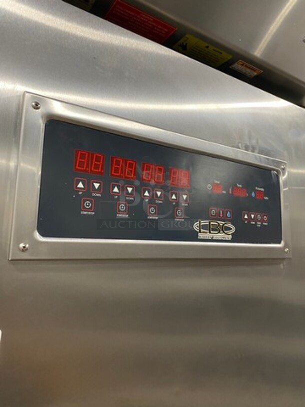 NICE! LBC Commercial Electric Powered Single Door Roll In Rack Proofer/ Warmer Holder/ Hot Food Storage! Solid Stainless Steel! WORKING WHEN REMOVED! Model: LRP1 SN: S55975 208/240V 60HZ 1/3 Phase - Image 8 of 9