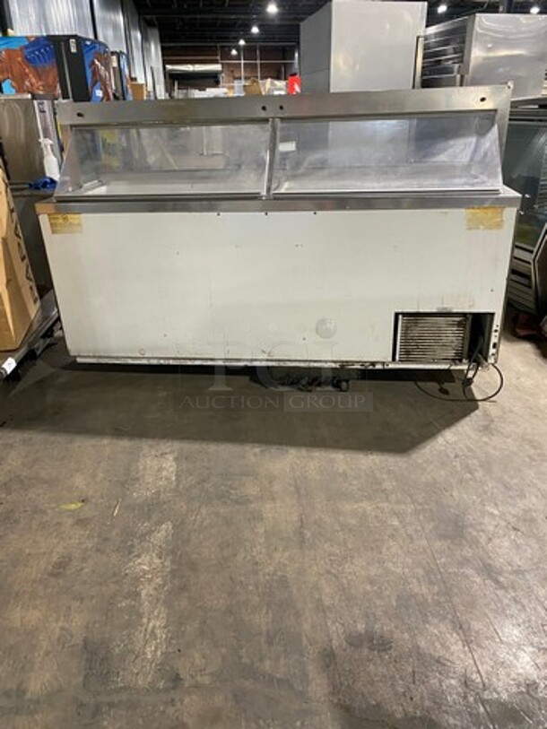 Hussmann Commercial Ice Cream Dipping Cabinet/ Display Case Merchandiser! 115V 60HZ 1 Phase - Image 2 of 7