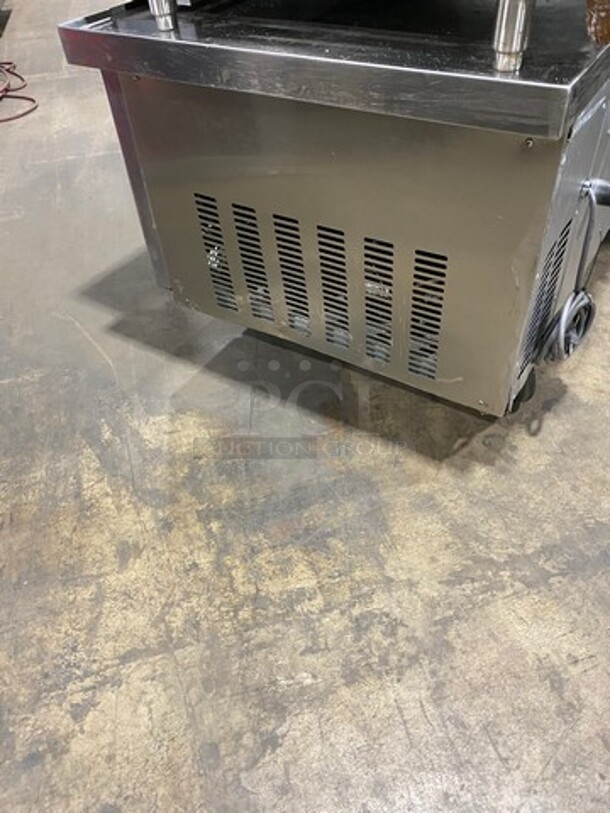 Blue Air Commercial Refrigerated Chef Base! With 4 Drawer Storage Space! All Stainless Steel! On Casters! Model: BACB74M SN: FNNBACB740021 115V 60HZ 1 Phase - Image 3 of 8