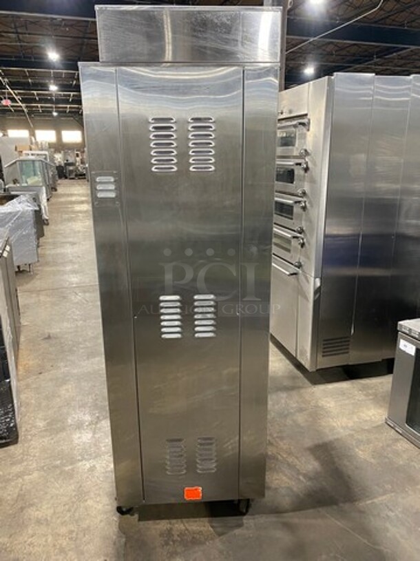 Nuvu Commercial Baking Center Oven Proofer Combo! With Metal Oven Racks! Stainless Steel! On Casters! Model: SUB123 SN: 00247907040300010001 120/208V 60HZ 3 Phase - Image 3 of 10