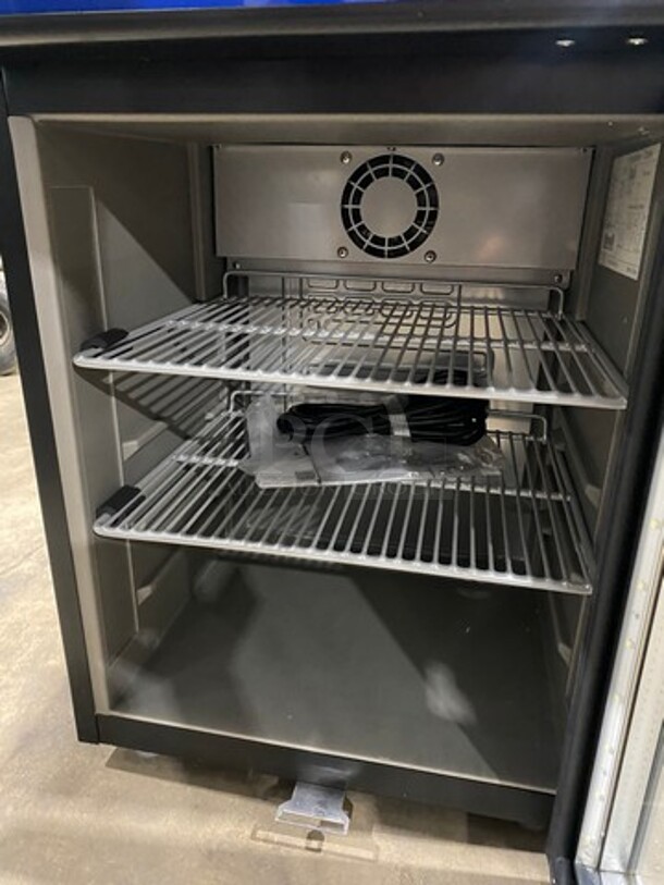 WOW! BRAND NEW! OUT OF THE BOX! AHT Commercial Countertop Mini Reach In Cooler Merchandiser! With View Through Door! With Poly Coated Racks! Model: CTB200 SN: CTB200B11B1510V00178 115V - Image 5 of 8
